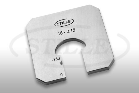 Limit snap gauge from sheet steel